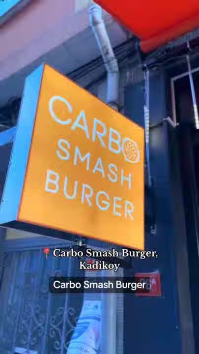 Carbo Smash Burger — from a video